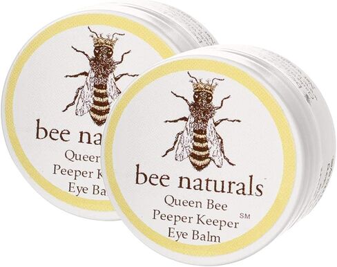 Bee Naturals Peeper Keeper Bright Eyes Firming Crème - Caffeine Enriched for Puffy Eye Reduction - Gentle Daily Use After Cleansing - Caution for Caffeine Sensitivity in Kuwait