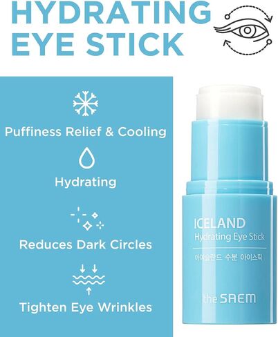 [the SAEM] Iceland Hydrating Eye Stick for puffy eyes 7g 0.24oz in Kuwait