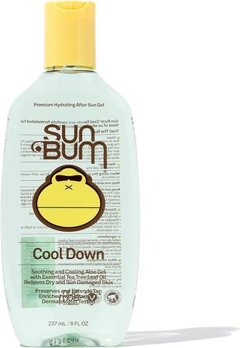 Sun Bum Cool Down Aloe Vera Gel | Vegan After Sun Care with Cocoa Butter to Soothe and Hydrate Sunburn | 8 oz in Saudi Arabia