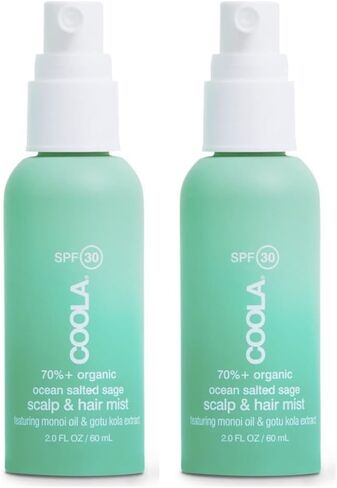 COOLA Organic Scalp Spray & Hair Sunscreen Mist With SPF 30, Dermatologist Tested Hair Care For Daily Protection, Vegan And Gluten Free, Ocean Salted Sage, 2 Fl Oz in Saudi Arabia