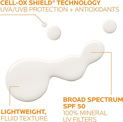 La Roche-Posay Anthelios Mineral Ultra-Light Face Sunscreen SPF 50, Zinc Oxide Sunscreen for Face, 100% Mineral Sunblock, Oil Free Sunscreen for Sensitive Skin, Daily Sun Protection in Saudi Arabia