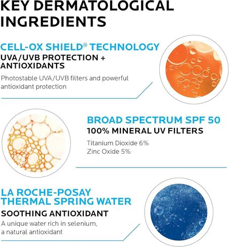 La Roche-Posay Anthelios Mineral Ultra-Light Face Sunscreen SPF 50, Zinc Oxide Sunscreen for Face, 100% Mineral Sunblock, Oil Free Sunscreen for Sensitive Skin, Daily Sun Protection in Saudi Arabia
