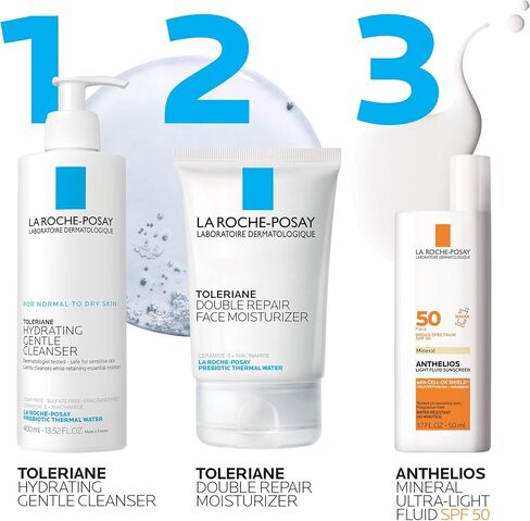 La Roche-Posay Anthelios Mineral Ultra-Light Face Sunscreen SPF 50, Zinc Oxide Sunscreen for Face, 100% Mineral Sunblock, Oil Free Sunscreen for Sensitive Skin, Daily Sun Protection in Saudi Arabia