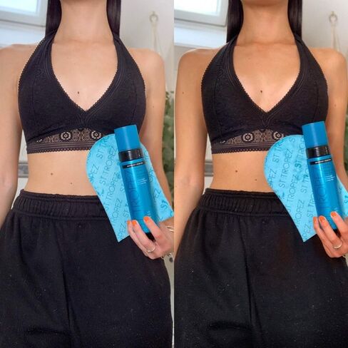 St. Tropez Self Tan Express Starter Kit,Mini Self-Tan Set for a Natural Glow,Travel-Sized Express Bronzing Mousse & Tanning Applicator Mitt,Vegan-Friendly Self Tanner,Even & Natural Self Tan,1 ct in Kuwait