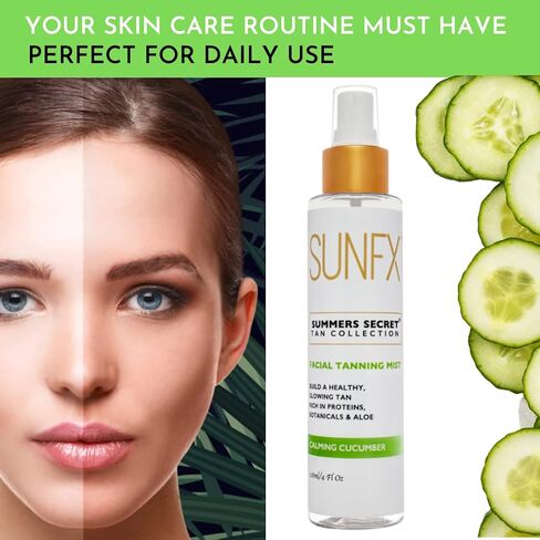 Tanning Mist for Face & Body | Ultra Hydrating | Hyaluronic Acid | Vegan | Cruelty-Free | Long Lasting Self Tanner Rose - 5floz in Saudi Arabia