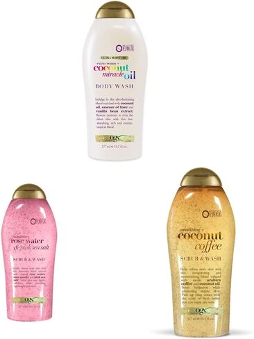 OGX Extra Creamy + Coconut Miracle Oil Ultra Moisture Body Wash, 19.5 Fl Oz in Saudi Arabia