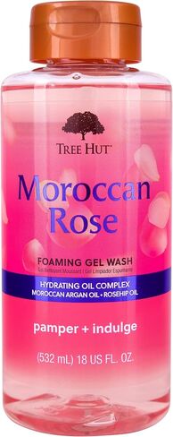 Tree Hut Moroccan Rose Nourishing & Moisturizing Foaming Gel Wash, 18 oz. in Saudi Arabia