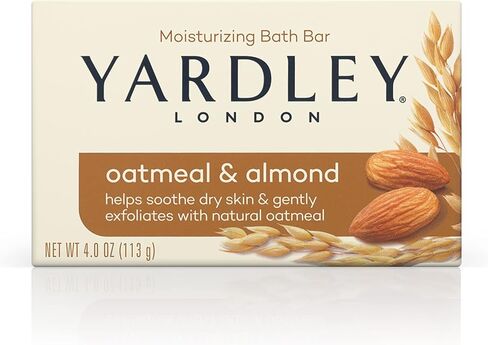 Yardley Oatmeal and Almond Bar Soap, Oatmeal & Almond, 4 Ounce in Saudi Arabia