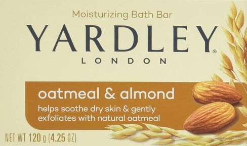 Yardley Oatmeal and Almond Bar Soap, Oatmeal & Almond, 4 Ounce in Saudi Arabia