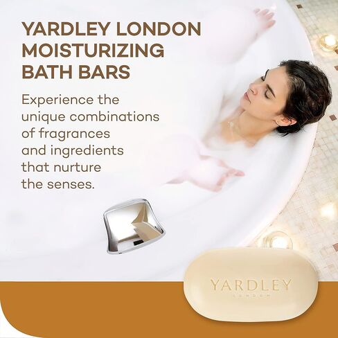 Yardley Oatmeal and Almond Bar Soap, Oatmeal & Almond, 4 Ounce in Saudi Arabia