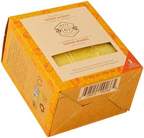 Crate 61, Handmade in Canada, Plant Based Cold Process Natural Bar Soap For Face And Body, With Premium Essential Oils, Eucalyptus & Peppermint For Men And Women 3 Pack (Alpine & Spice) in Saudi Arabia