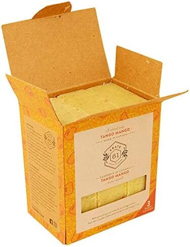 Crate 61, Handmade in Canada, Plant Based Cold Process Natural Bar Soap For Face And Body, With Premium Essential Oils, Eucalyptus & Peppermint For Men And Women 3 Pack (Alpine & Spice) in Saudi Arabia