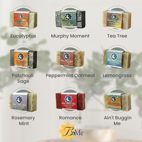Ain't Buggin Me Citronella Bar Soap for Men and Women, Natural Handmade Soap with Pure Citronella Essential Oils, Soap Bar for Camping and Outdoor Activities in Saudi Arabia