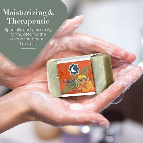 Ain't Buggin Me Citronella Bar Soap for Men and Women, Natural Handmade Soap with Pure Citronella Essential Oils, Soap Bar for Camping and Outdoor Activities in Saudi Arabia