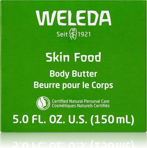 Weleda Skin Food Body Butter 5 Fluid Ounce, Sustainable Glass Jar, Plant Rich Hydrating Moisturizer with Shea and Cocoa Butter, Sweet Almond Oil and Pansy in Saudi Arabia