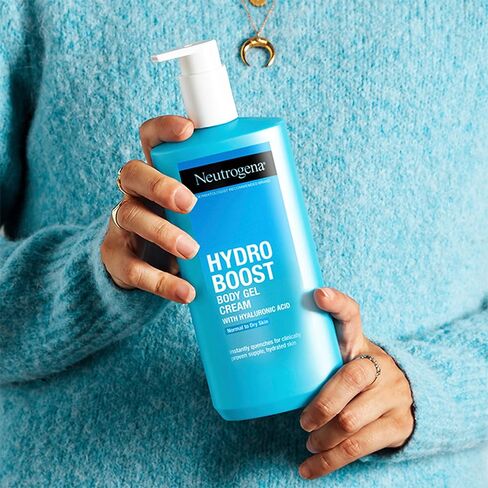 Neutrogena Hydro Boost Body Moisturizing Gel Cream with Hyaluronic Acid, Non-Greasy & Fast Absorbing, Lightweight Hydrating Body Lotion for Normal to Dry Skin, Paraben- & Dye-Free, 16 oz in Saudi Arabia