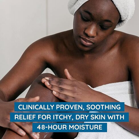 لوشن ترطيب البشرة من أفينو على مدار 24 ساعة للبشرة الحساسة مع زبدة الشيا الطبيعية ومركب الشوفان الثلاثي، لوشن علاجي غير معطر للبشرة شديدة الجفاف والحكة، 12 أونصة سائلة. أوقية in Kuwait