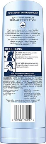 Jergens Wet Skin Body Lotion with Coconut Oil, In Shower Lotion for Dry Skin, Fast-Absorbing, Non-Sticky, Dermatologist Tested, 10 Ounce in Saudi Arabia