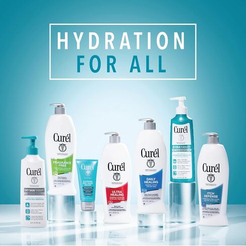 Curél Itch Defense Calming Body Lotion, Moisturizer for Dry, Itchy Skin, Body and Hand Lotion, 6 Ounce, with Advanced Ceramide Complex, Pro-Vitamin B5, Shea Butter in Kuwait
