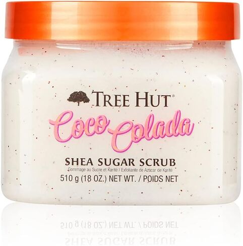 Tree Hut Coco Colada Shea Sugar Scrub, 18 oz, Ultra Hydrating and Exfoliating Scrub for Nourishing Essential Body Care in Saudi Arabia