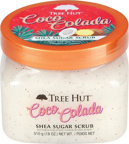 Tree Hut Coco Colada Shea Sugar Scrub, 18 oz, Ultra Hydrating and Exfoliating Scrub for Nourishing Essential Body Care in Saudi Arabia