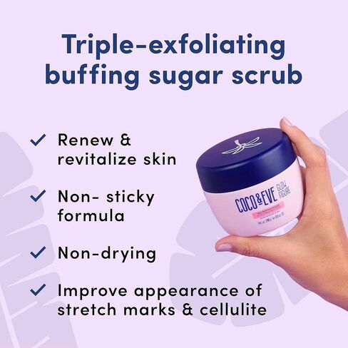 مقشر بزيت اللوز الحلو للوجه من كوكو آند إيف للنساء (240 جم) in Kuwait