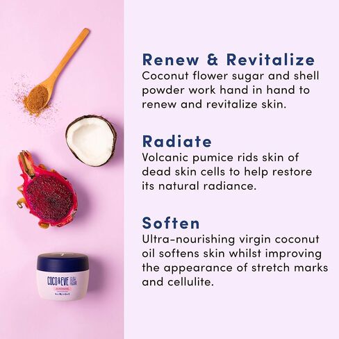 مقشر بزيت اللوز الحلو للوجه من كوكو آند إيف للنساء (240 جم) in Kuwait