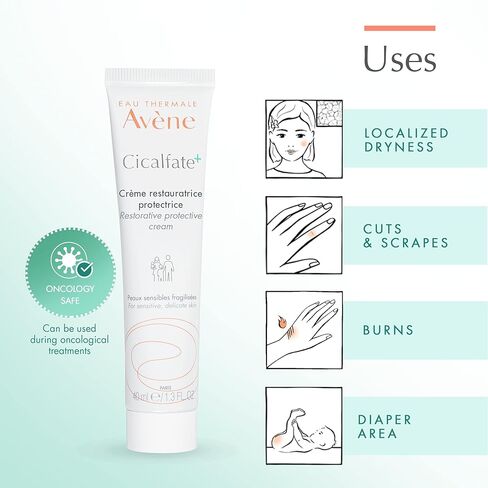 Eau Thermale Avene Cicalfate+ Restorative Protective Cream - Wound Care - Helps Reduce Look of Scars - Postbiotic Skincare - Non-Comedogenic in Kuwait