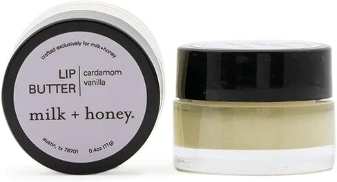 milk + honey Lip Butter No. 40, Moisturizing Vanilla and Cardamom Lip Butter, Organic Lip Softener and Moisturizer, Men and Women Lip Care, 4 Oz in Saudi Arabia