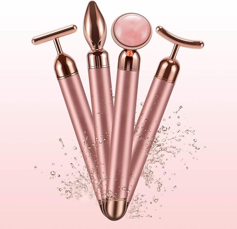 4-in-1 Face Massager Roller 24k Golden Face Roller, Arm Eye Nose Massage for Face Facial Massager Skin Care Tools in Saudi Arabia