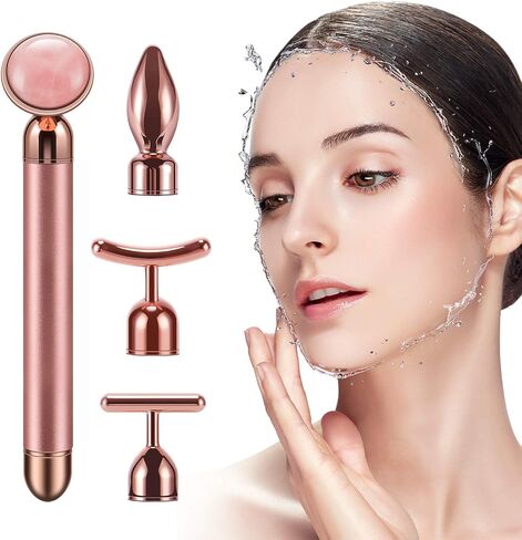 4-in-1 Face Massager Roller 24k Golden Face Roller, Arm Eye Nose Massage for Face Facial Massager Skin Care Tools in Saudi Arabia