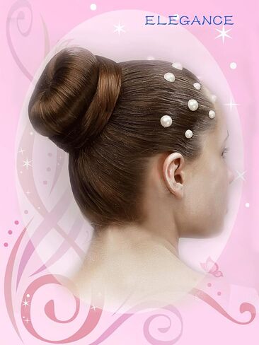 Hair Bun Maker，Hair Doughnut Shaper（ 2 Small,2 Medium,2 Large ）Hair Doughnut Sock Bun For Girl (Golden) in Saudi Arabia