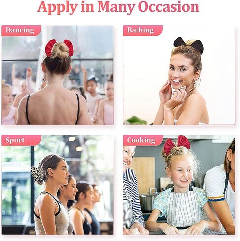 3 Pcs Hair Bun Maker Deft Bun for Hair Twister, Flexible Donut Hair Bun, Lazy Hair Curler Bun Clips, Fashion French Hairstyle, Hair Accessories for Women & Girls Kids (Black, Navy, Khaki) in Saudi Arabia