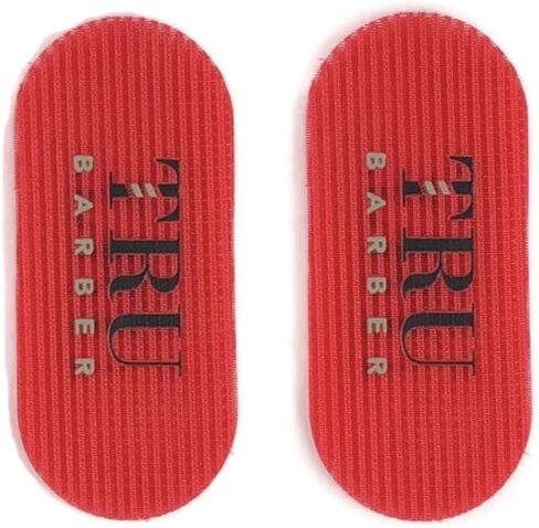 TRU BARBER HAIR GRIPPERS ® 3 COLORS BUNDLE PACK 6 PCS for Men and Women - Salon and Barber, Hair Clips for Styling, Hair holder Grips (Black/Red/Black) in Saudi Arabia