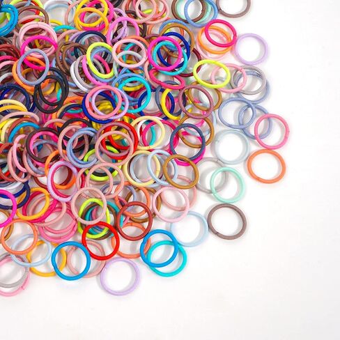CÉLLOT 300PCS Toddler Hair Ties,2.7cm in Diameter No Crease Thumb Size Rubber Hair Elastics,Small Thin Hair Ponytail Holders Hair Accessories for Baby Girls Kids Children in Saudi Arabia