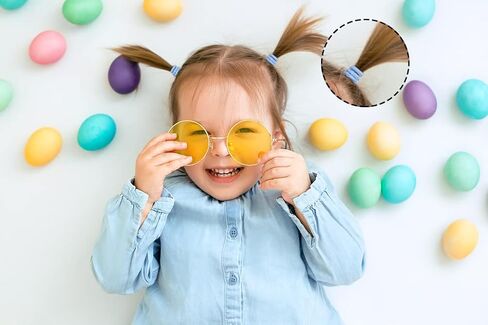 CÉLLOT 300PCS Toddler Hair Ties,2.7cm in Diameter No Crease Thumb Size Rubber Hair Elastics,Small Thin Hair Ponytail Holders Hair Accessories for Baby Girls Kids Children in Saudi Arabia