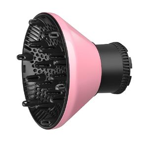 Universal Hair Diffuser Adaptable Hair Dryer Attachment for Blow Dryer Nozzles from 1.7 to 2.2 inch Diameter (Black)