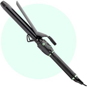 MINT Professional Extra Long Hair Curling Iron 1 inch | 2-Heater Ceramic Barrel That Stays Hot | One Inch Hair Iron Curler for Small to Medium Curls | Travel-Ready International Dual Voltage