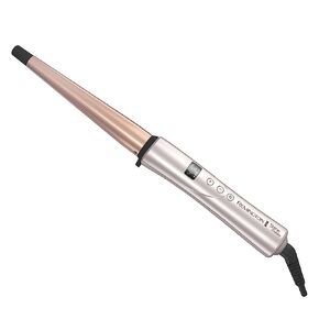 REMINGTON Shine Therapy Argan Oil & Keratin Infused ½-1 Inch Tapered Curling Wand for Natural Curls, Includes Heat Glove in Kuwait