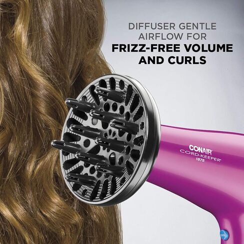 مجفف شعر كونير مع سلك قابل للسحب، مجفف شعر بقوة 1875 وات in Kuwait