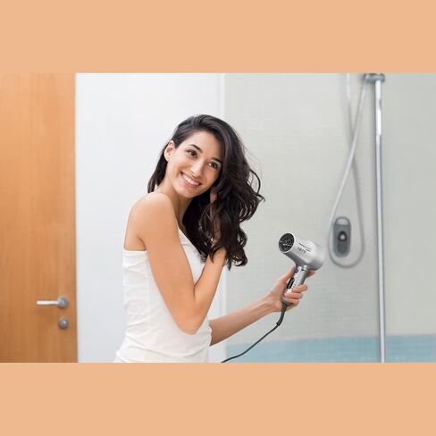 Conair 1875 Watt Compact Dual Voltage Travel Hair Dryer with Folding Handle, Grey in Kuwait