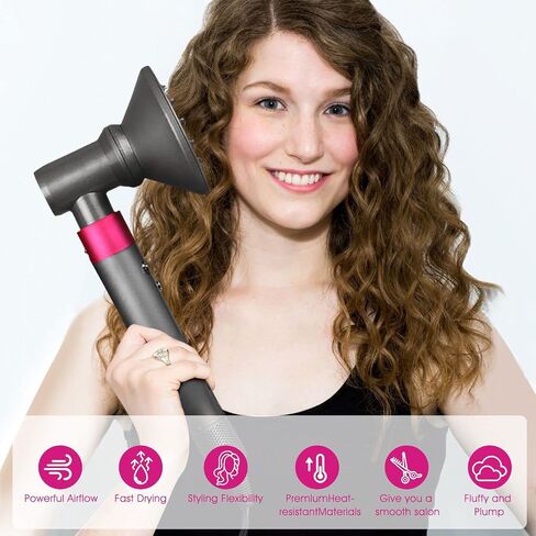 Diffuser and Adaptor for Dyson Airwrap Styler, for Airwrap Styler Converting to Hair Dryer in Kuwait