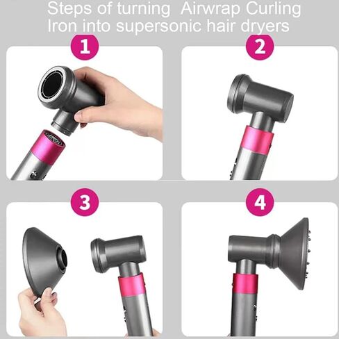 Diffuser and Adaptor for Dyson Airwrap Styler, for Airwrap Styler Converting to Hair Dryer in Kuwait