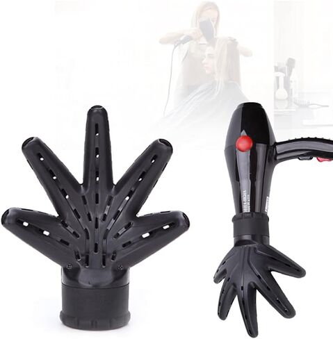 Hair Dryer Diffuser, Hand Shape Hairdressing Blow Dryer Blowdryers Curly Wavy Hair Natural Curly Hair All Hair Types,Suitable for INNER DIAMETER 4.5-6CM/1.7"-2.3“ Round Mouth in Saudi Arabia