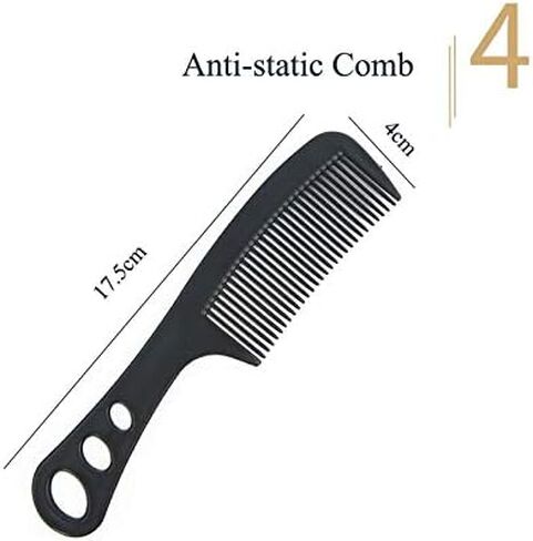 1Set/5Pcs Black Hair Dryer Accessories Kits Hair Dryer Nozzle Hair Dryer Diffuser Blow Flat Hair Drying Nozzle Narrow Concentrator Replacement Hair Comb Non-Universal for Diameter 4.0cm-4.8cm in Kuwait