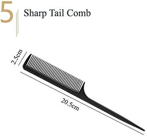 1Set/5Pcs Black Hair Dryer Accessories Kits Hair Dryer Nozzle Hair Dryer Diffuser Blow Flat Hair Drying Nozzle Narrow Concentrator Replacement Hair Comb Non-Universal for Diameter 4.0cm-4.8cm in Kuwait