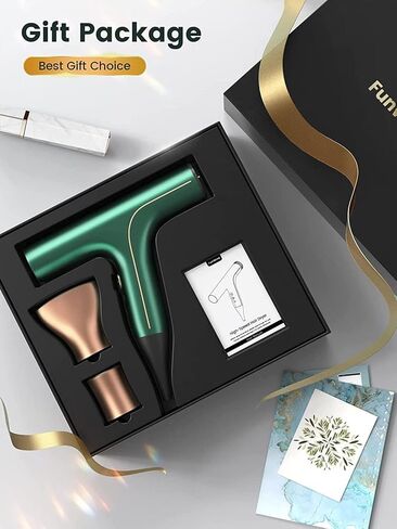 مجفف شعر Slopehill سريع الجفاف، مجفف شعر أيوني احترافي منخفض الضوضاء، حماية من الحرارة الزائدة، تصفيف يمكن التحكم فيه، أوكسي نشط، 2 مرفقات مغناطيسية، قوي للصالون، السفر in Kuwait