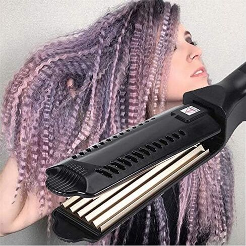 Hair Crimper Iron for 2'' Fluffy Hairstyle Curling Iron,Corrugation Crimper Hair Irons in Saudi Arabia