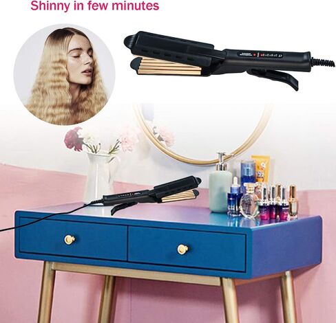 Hair Crimper Iron for 2'' Fluffy Hairstyle Curling Iron,Corrugation Crimper Hair Irons in Saudi Arabia
