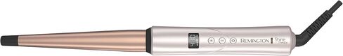 REMINGTON Shine Therapy Argan Oil & Keratin Infused ½-1 Inch Tapered Curling Wand for Natural Curls, Includes Heat Glove in Saudi Arabia